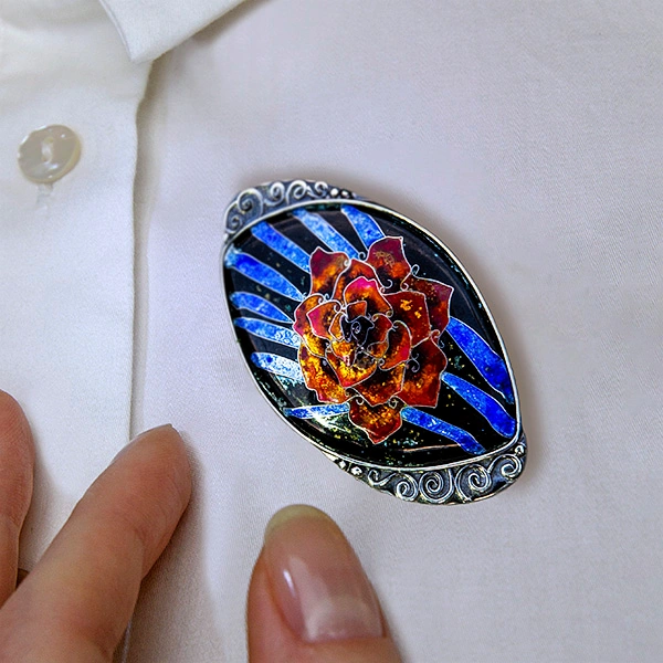 Enamel Brooches